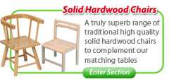 Solid Hardwood Classroom Chairs & Benches
