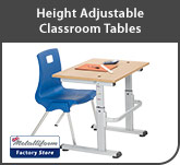 Height-Adjustable Classroom Tables