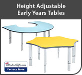 Height-Adjustable Nursery / Classroom Tables