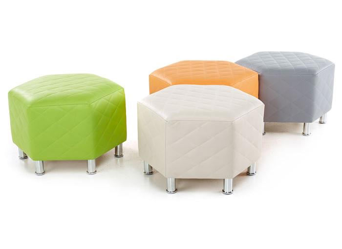 Hexagonal Quilted Seating 