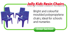 Jolly Kids Resin Chairs