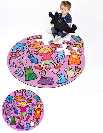 Girls Clothes Jumbo Puzzle