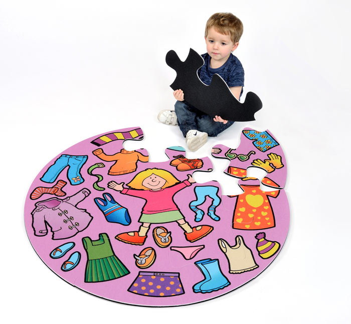 Girls Clothes Jumbo Puzzle