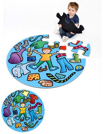 Boys Clothes Jumbo Puzzle