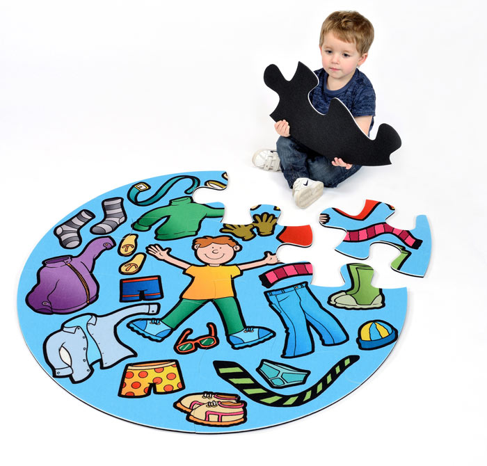 Boys Clothes Jumbo Puzzle