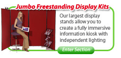 Jumbo Freestanding Display Stands