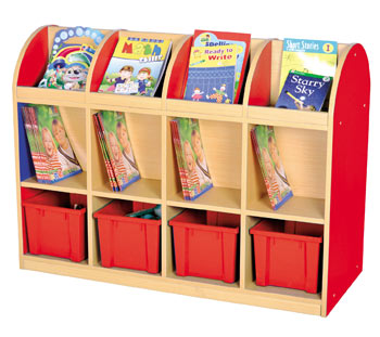 Milan Double Sided Book Storage Unit