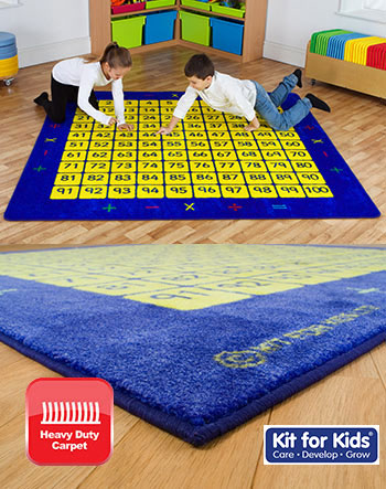E4e Numeracy School Nursery Educational Carpets Mats