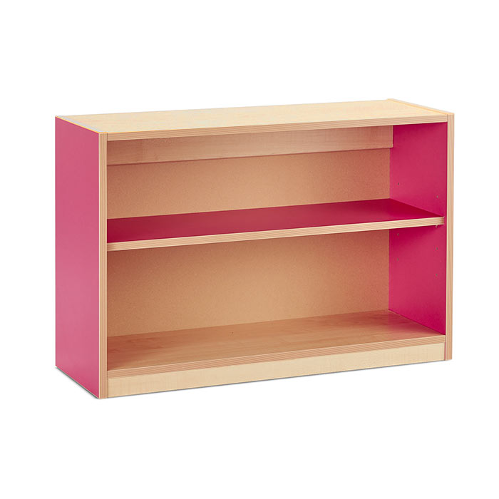 Open Bookcase with 1 Fixed Adjustable Shelf (Height: 600mm)