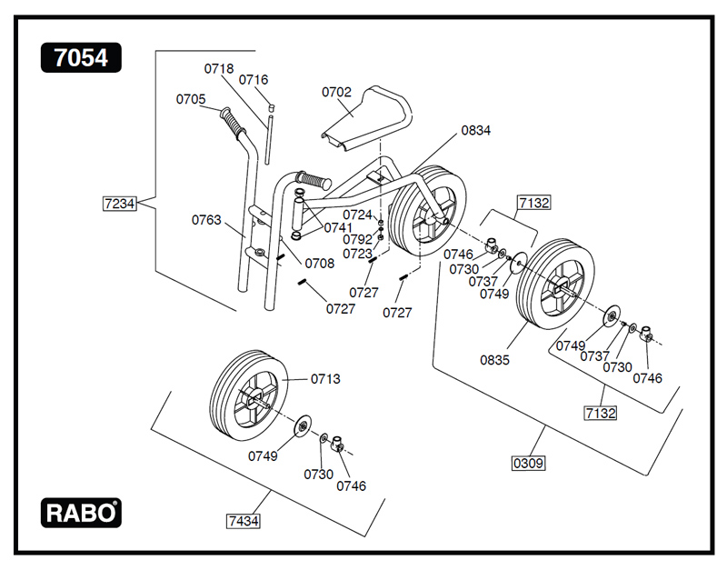RABO Maxi Runner Spares