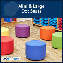 Acorn Mini and Large Dot Seats