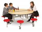 Spaceright Circular Folding Table Seating Unit - view 1