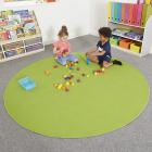 Plain Colour Round Carpet - view 3