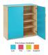 Stock Cupboard with 1 Fixed & 2 Adjustable Shelves (Height: 1018mm) - view 1