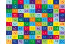Rainbow 1-100 Numbers Carpet - 2m x 1.5m - view 5