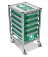 Gratnells Compact Handy First Aid Trolley - view 1