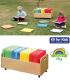 Rainbow Square Cushions & Tuf 2™ Trolley Set of 32 - view 1