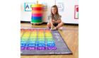 100 Square Counting Grid Carpet - 2m x 2m - view 2