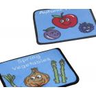 Seasonal Fruit & Veg Placement Rugs (Set of 8) - view 5