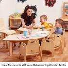 Wooden Stacking Sturdy Chair - view 4