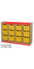 KubbyClass® Quad Bay Deep Tray Units - 5 Heights - view 3