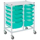 Gratnells Compact Medical Double Column Trolley Complete Set A - view 2