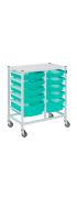 Gratnells Compact Medical Double Column Trolley Complete Set A - view 2