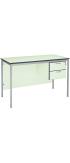 Fully Welded Teachers Desk With PU Edge - 2 Drawer Pedestal - view 3