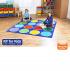 Rainbow Circle Placement Carpet - 2m x 2m - view 1