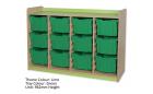 KubbyClass® Quad Bay Deep Tray Units - 5 Heights - view 2