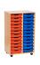 Sturdy Storage Double Column Unit -  24 Shallow Trays - view 2