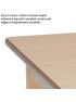 Large Rectangle Melamine Top Wooden Table - 1500 x 695mm - view 2