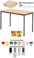 Contract Classroom Tables - Spiral Stacking Rectangular Table with Matching ABS Thermoplastic Edge - view 1