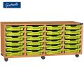 Gratnells 24 Shallow Tray Quad Column Unit  - view 1