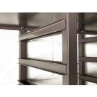 Gratnells Science Range - Tall Treble Column Frame - 1850mm With Welded Runners (holds 51 shallow trays or equivalent) - view 2