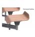 Primo Mobile Round Folding Table (Moderno Oak) - view 3