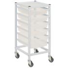 Gratnells Compact Medical Single Column Trolley Complete Set - view 2