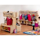 4x Freestanding Cubby Units Set - view 1