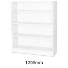 Sturdy Storage - White 1000mm Wide Bookcase - view 2