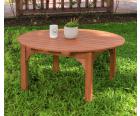 Outdoor Round Table with available Grass Seat Stools - view 2