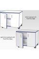 Jaz Storage Range - Double Width Cupboard - view 4