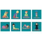 Yoga Position Indoor/Outdoor Mini Placement Mats (with Free Holdall) - view 4