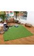 Back To Nature™ Grass And Lily Pads Double Sided Carpet - 2m Diameter - view 2