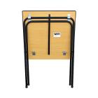 40 Z-Lite Premium Folding Exam Desks With Trolley Set - view 2