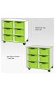 Jaz Storage Range - Double Width Deep Tray Units - view 2