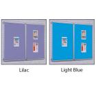 Accents Flameshield Tamperproof Noticeboard - Double Doors - view 6