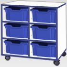 Jaz Storage Range - Double Width Deep Tray Units - view 1