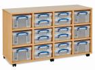 24 x 4L / 12 x 9L Combination Really Useful Box Storage Unit - view 1