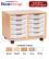 Sturdy Storage Double Column Unit -  10 Shallow Trays - view 1