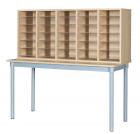30 Space Pigeonhole Unit with Table - view 1
